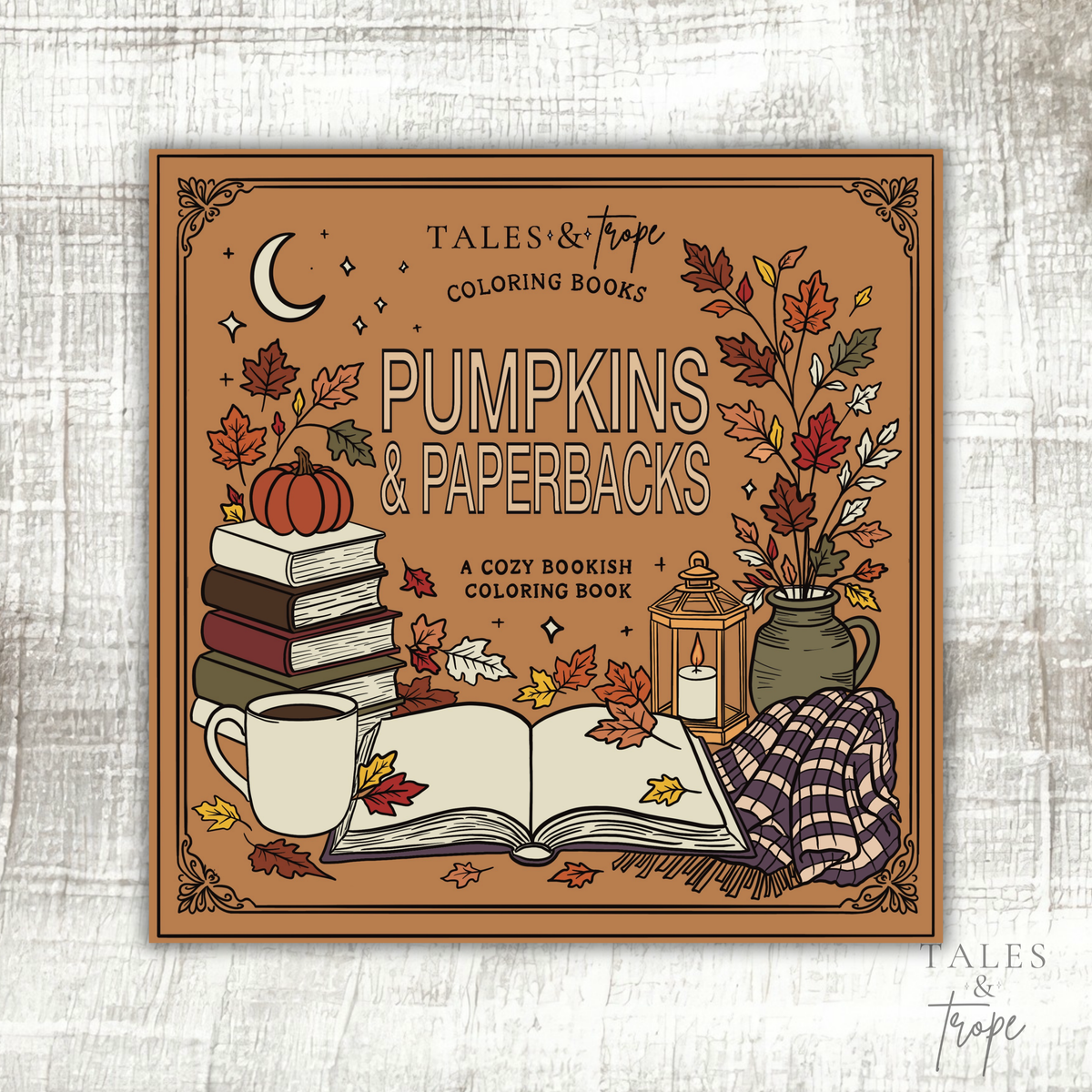 Digital coloring pages-Pumpkins & Paperbacks: Chapter 2