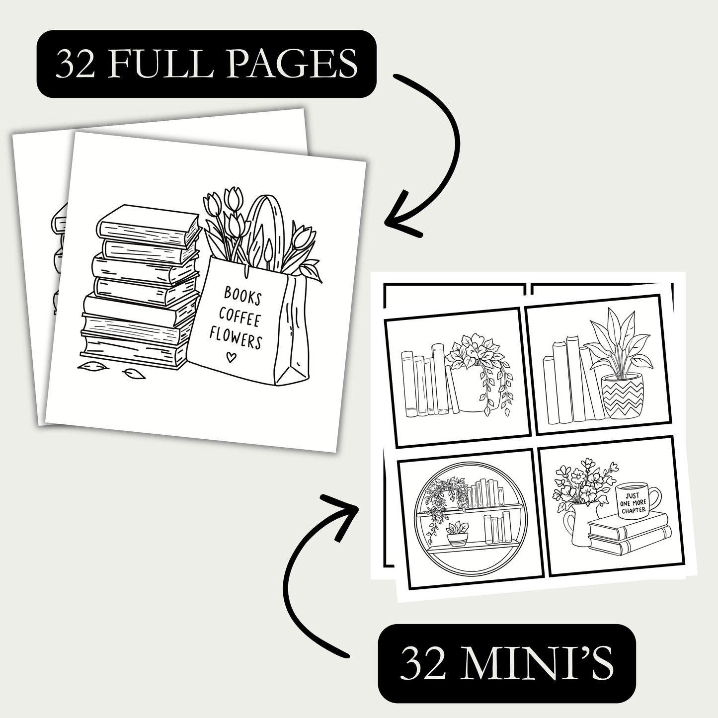 Flourish & Fiction Coloring Book (PREORDER)