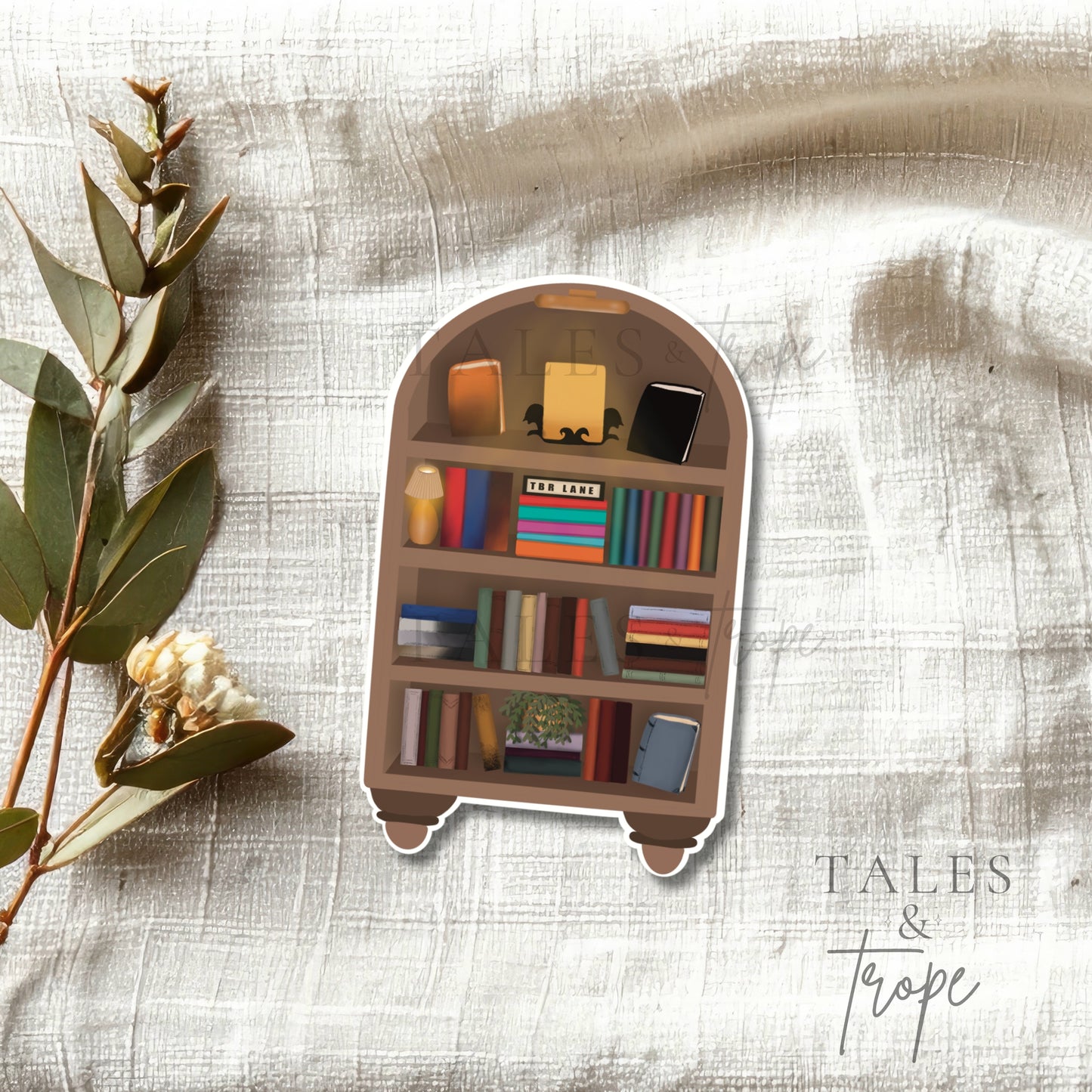 Popular aesthetic bookshelf -Bookish Sticker