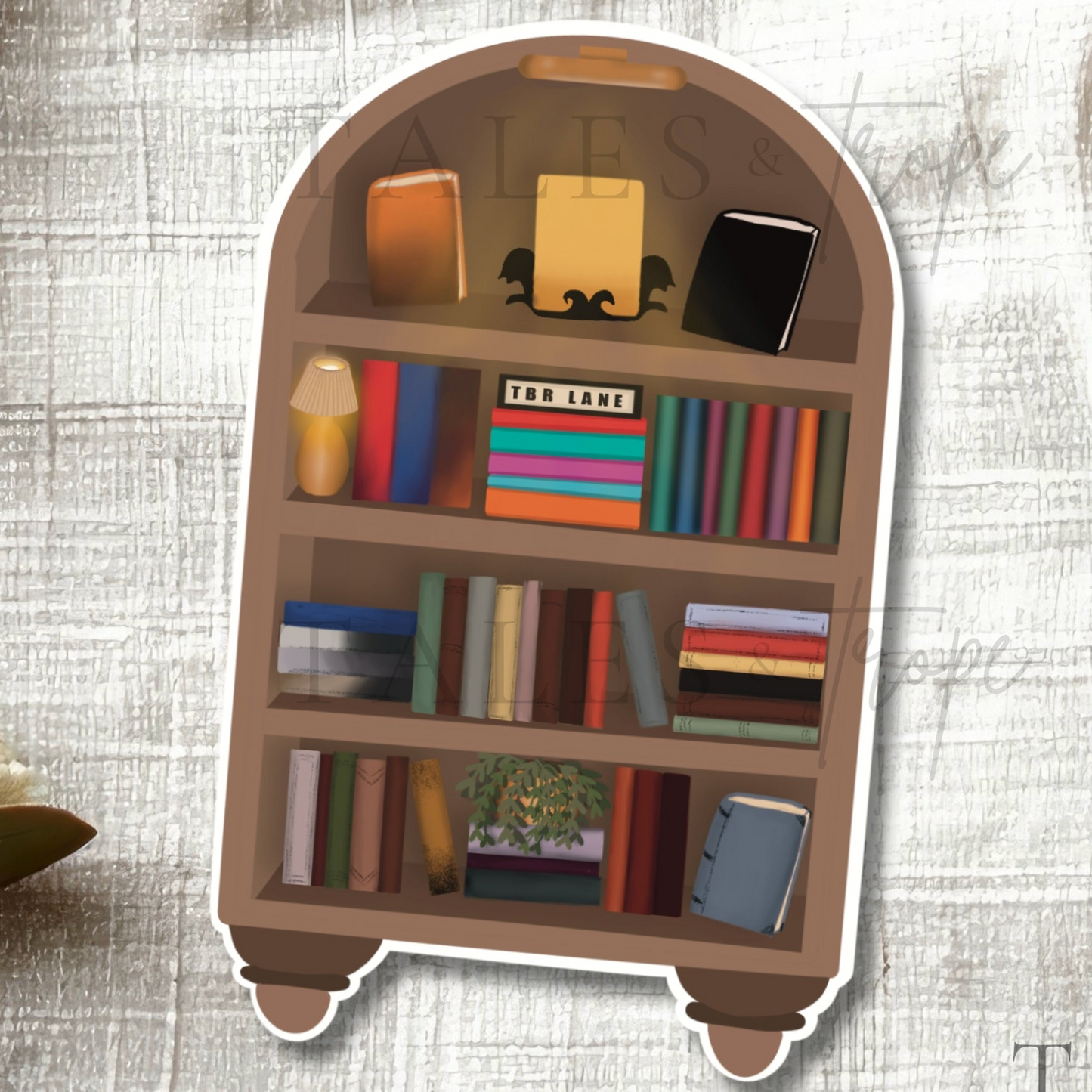 Popular aesthetic bookshelf -Bookish Sticker