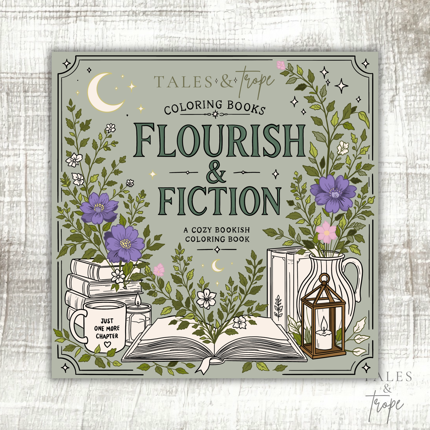 Flourish & Fiction Coloring Book (PREORDER)