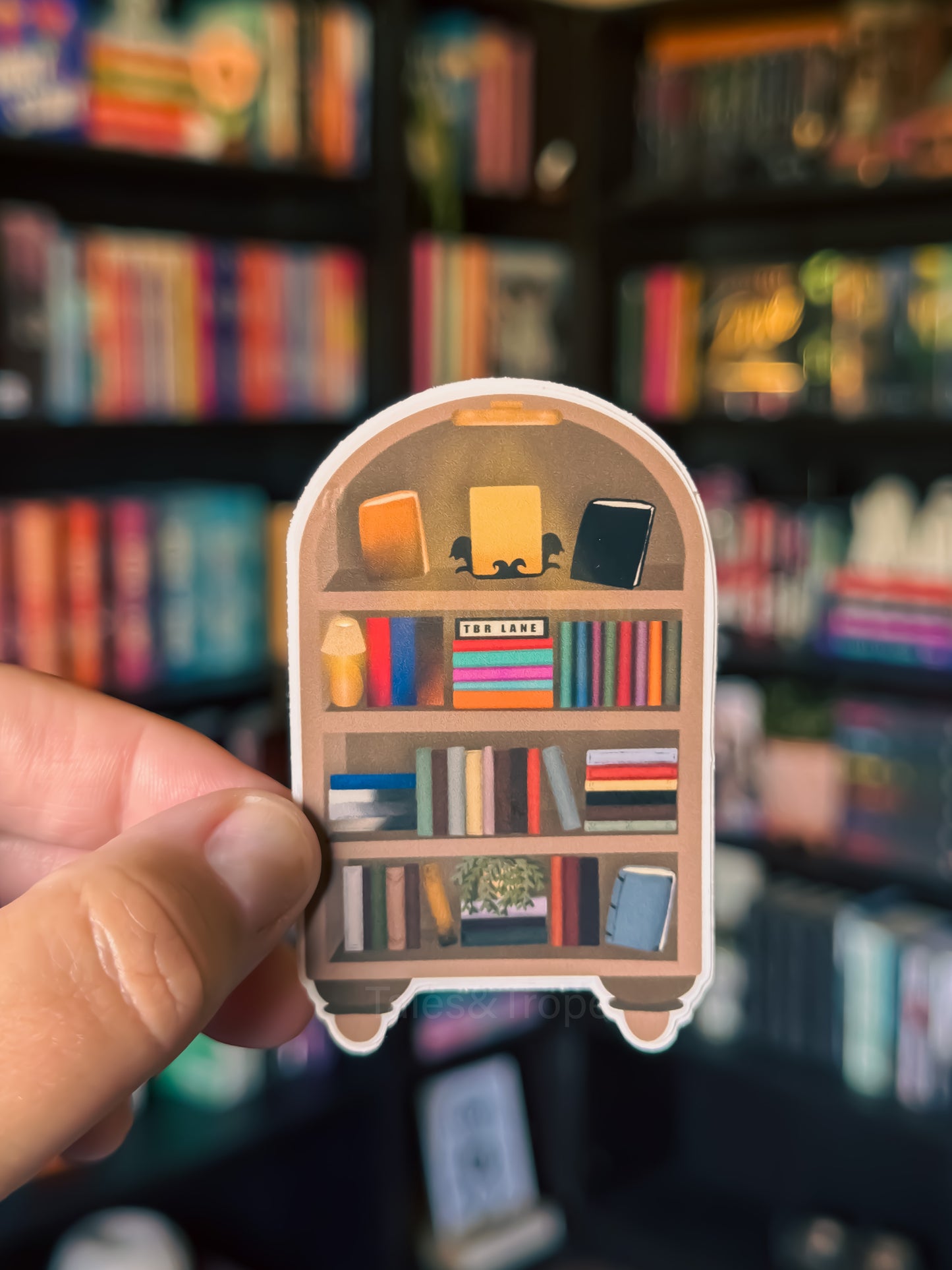 Popular aesthetic bookshelf -Bookish Sticker